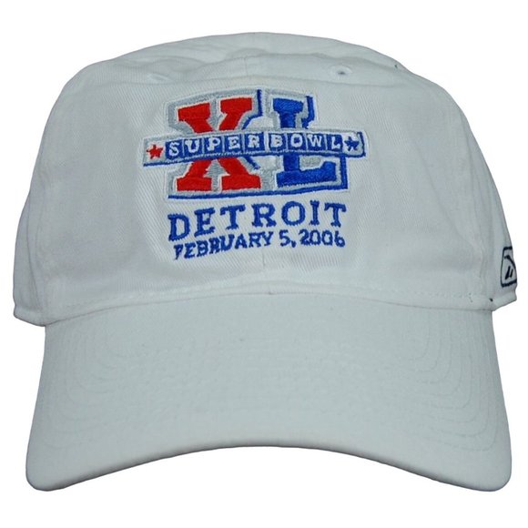 NWT NFL Super Bowl XL 2006 Detroit Reebok Strapback Dad Hat Cap - Picture 1 of 9